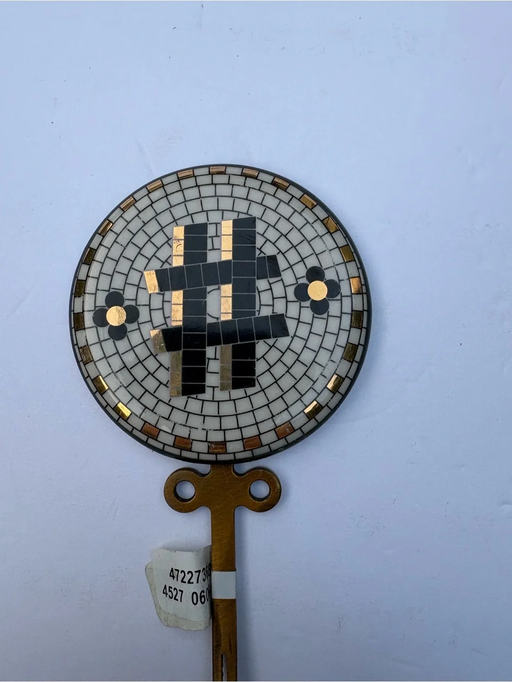 NWOT Bistro Tile Monogram Hook